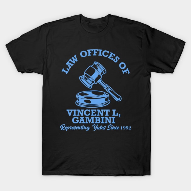 Vincent Gambini Law Offices T-Shirt by littlepdraws